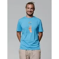 watapparel watapparel T-Shirt Unisex Spread Love, Aqua blue, – Produktbild 1 von 1