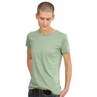 Life Tree Life-Tree Fairwear Bambus Basic Shirt Women Petrol Blue/Bamboo Green, Grün, – Produktbild 1 von 1