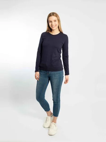 KAYA&KATO KAYA&KATO Longsleeve LAGOS, Blau, – Produktbild 1 von 4