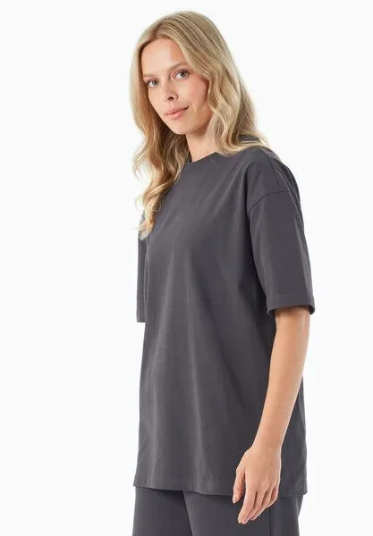 ORGANICATION ORGANICATION TUSSEM | Essentials Travel Unisex T-Shirt aus Bio-Baumwolle, Shadow, – Produktbild 4 von 4