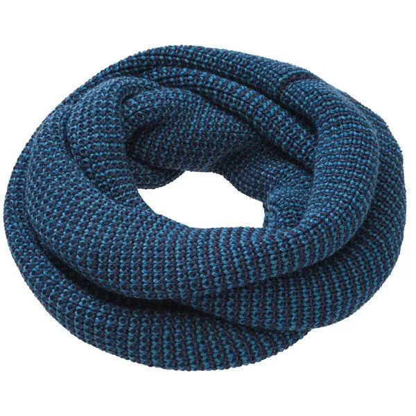 Disana disana Loop-Schal Melange kbT Merinowolle, Indigo-taubenblau, – Produktbild 1 von 2