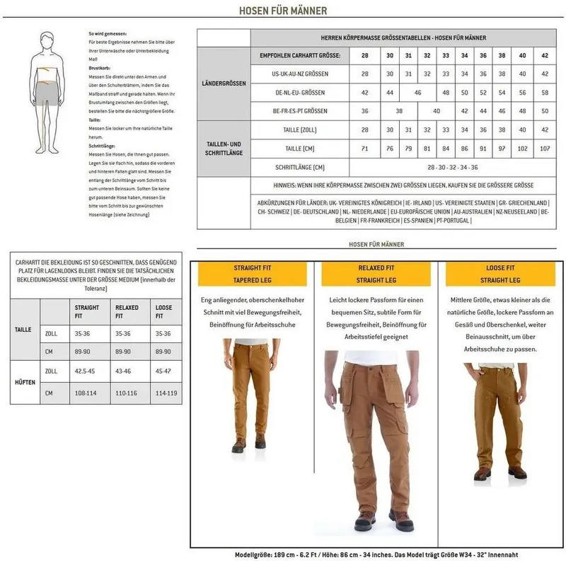 Carhartt Carhartt Arbeitshose Relaxed Fit Twill J. 106522, Schwarz, – Produktbild 1 von 3