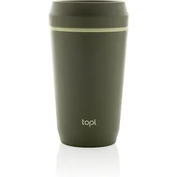 Topl Topl-Becher aus rec. Kunststoff mit 360-Grad-Deckel 354ml – Produktbild 1 von 1