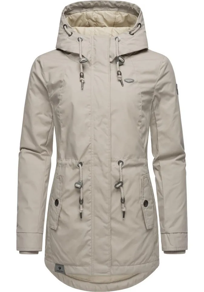 ragwear ragwear Winterjacke Monadis Black Label stylischer Winterparka für die kalte Jahreszeit, Grau, – Produktbild 5 von 5