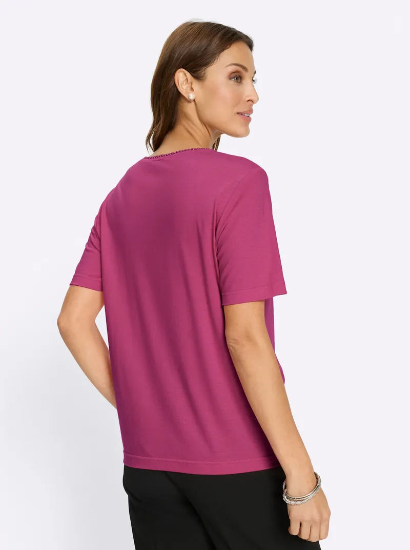 Witt Kurzarmshirt magenta, Magenta, – Produktbild 2 von 2