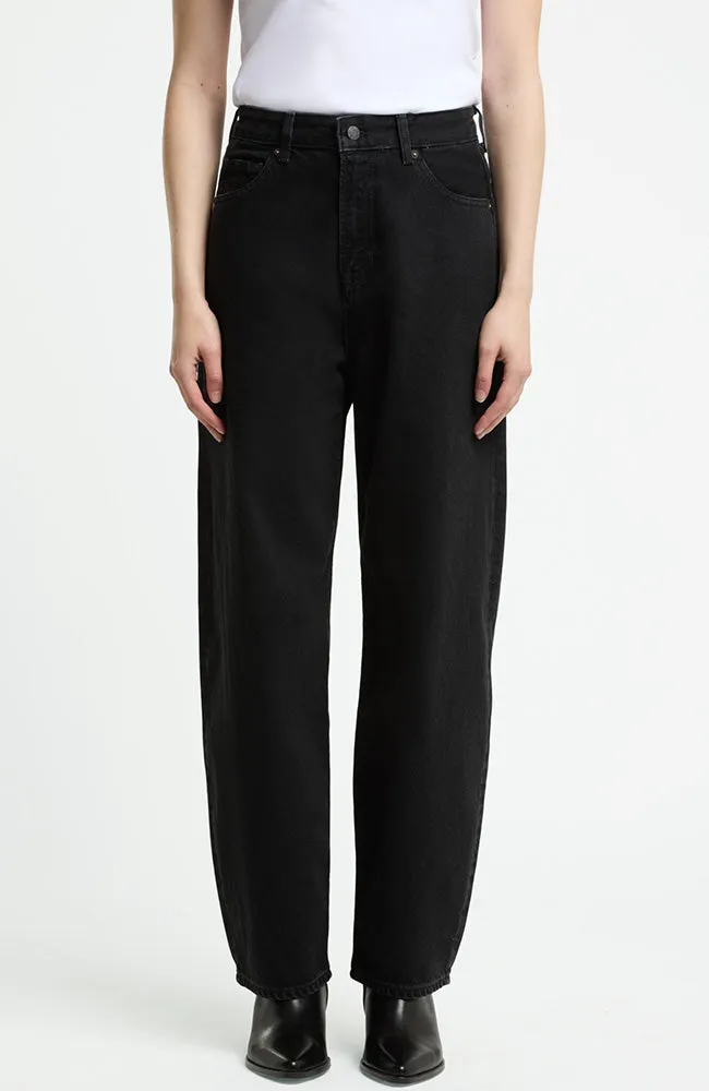 Kings Of Indigo Kings of Indigo Damen vegan Jeans Leila Holo Schwarz, Schwarz, – Produktbild 1 von 1