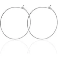 ELEKTROPULLI ELEKTROPULLI Feine Creolen in 25mm, Silber, – Produktbild 1 von 1