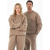 ORGANICATION ORGANICATION SAYLORR | Essentials Travel Unisex Sweatshirt aus Bio-Baumwolle und recyceltem Polyester, Gravel, – Produktbild 1 von 1