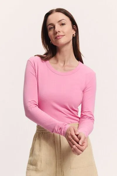 Tranquillo Tranquillo Jerseyshirt Tildaa aus Bio-Baumwolle, Rose, – Produktbild 3 von 6