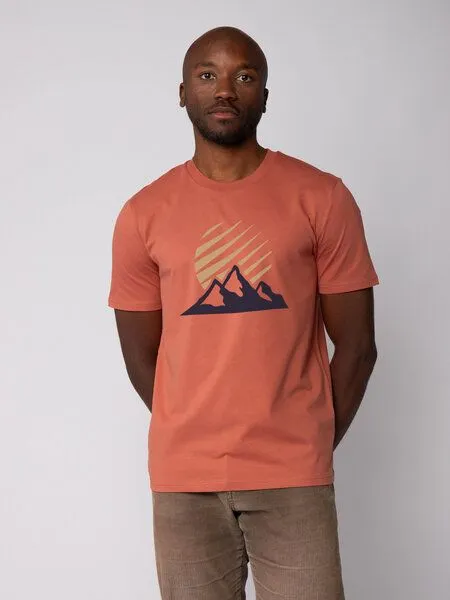 watapparel watapparel T-Shirt Unisex Mountain and Sun, Heritage brown, – Produktbild 2 von 3
