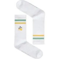 GreenBomb GREENBOMB Lemon Tennis Socks - Lässige Socken aus Bio-Baumwoll Mix / hochwertiger Print / Fair & Vegan – Produktbild 1 von 1
