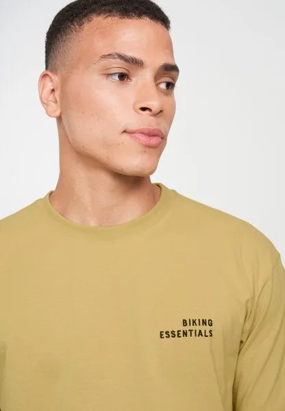 recolution Herren T-Shirt aus weicher Baumwolle (Bio) | APOSERIS BICYCLE recolution, Hops yellow (gelb), – Produktbild 4 von 4