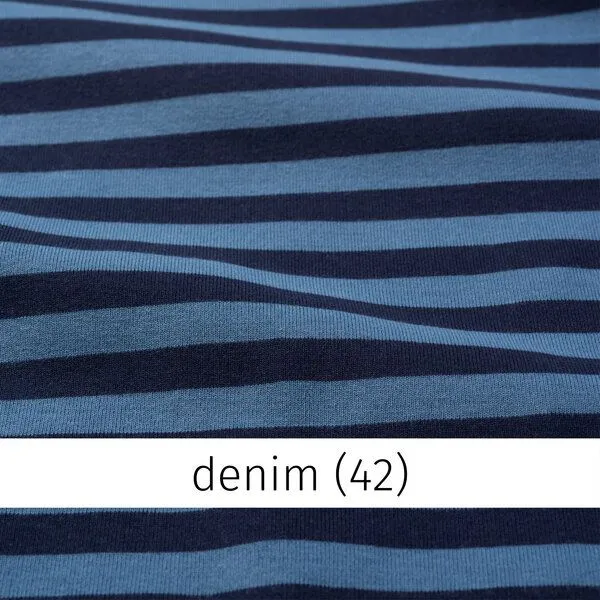 Heidekönigin Heidekönigin Langarmshirt Ringel, Blau (denim), – Produktbild 1 von 2