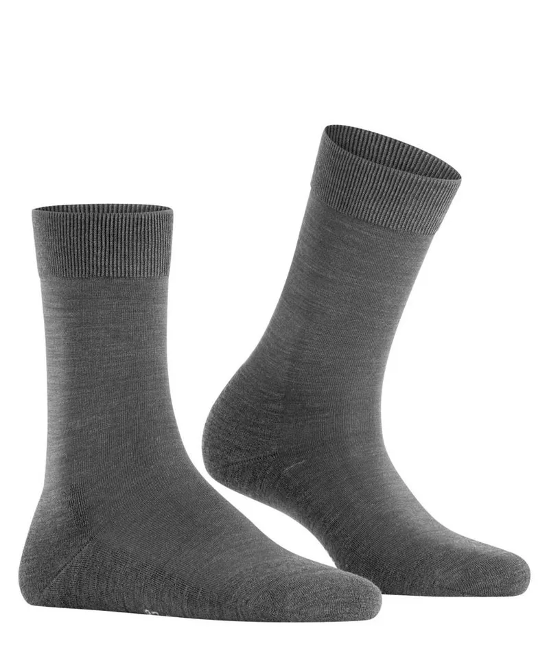 Falke Falke Socken FALKE ClimaWool Damen (1-Paar) aus klimaregulierender Wolle-Lyocell Mischung, Grau, – Produktbild 2 von 5