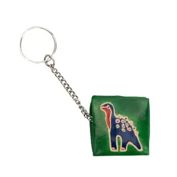 El Puente El Puente Mini-Geldbörse "Dino" | Fair Trade & Handmade aus Indien – Produktbild 1 von 1