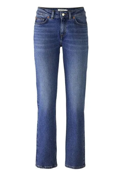 hessnatur hessnatur Jeans MARIE Mid Rise Straight aus Bio-Denim, Blue, – Produktbild 3 von 4