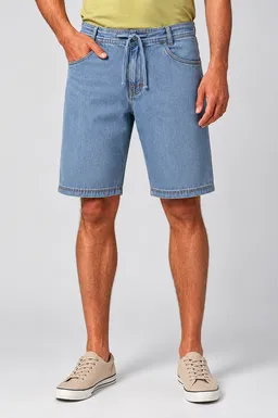 HempAge Hempage Herren vegan Shorts Mit Geradem Bein Uniblue – Produktbild 1 von 1