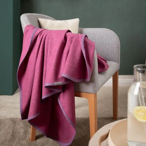 nahtur-design nahtur-design Sommerdecke "Leichtloden" | Natürliche Wärme für jeden Tag, Pink, – Produktbild 1 von 4