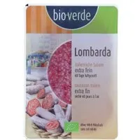 bio verde Salami Lombarda, luftgetrocknet, geschnitten – Produktbild 1 von 1