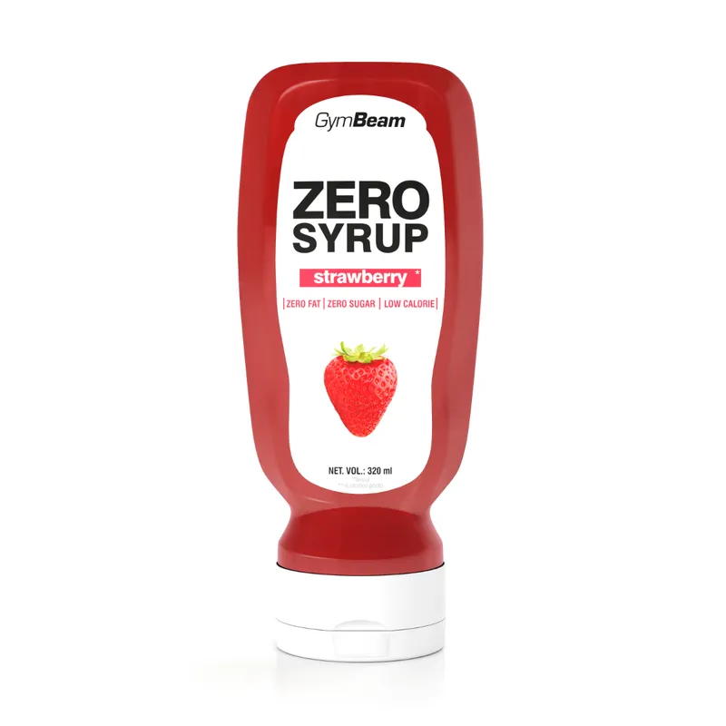 GymBeam Food GymBeam ZERO SYRUP Erdbeere 320 ml – Produktbild 1 von 1