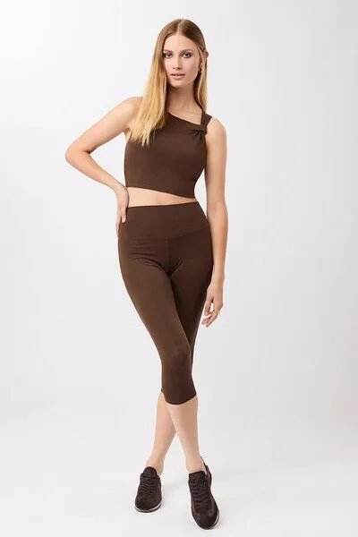 mandala Mandala Best Cropped Legging, Wilderness (braun), – Produktbild 3 von 4