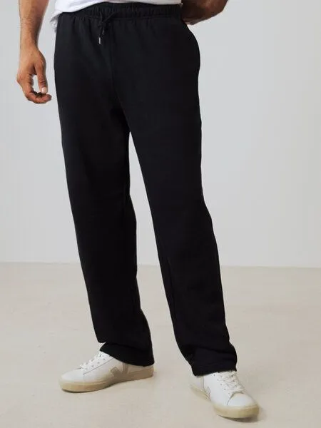 Honest Basics Honest Basics Herren Weite Jogger, Schwarz, – Produktbild 3 von 4