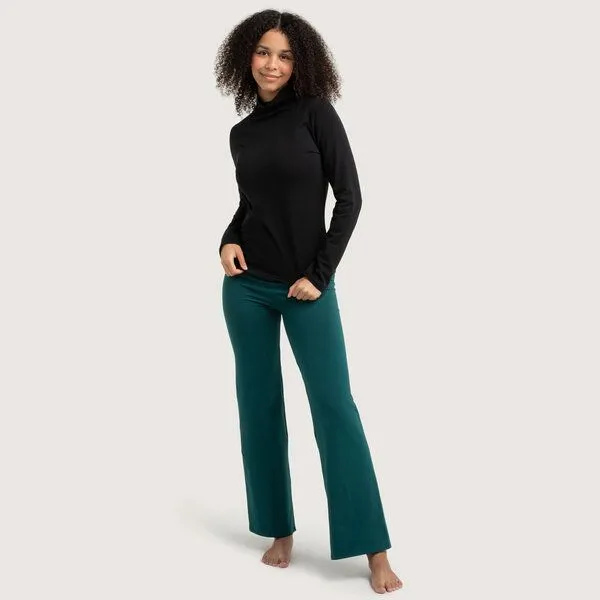 Frija Omina Frija Omina Yogahose Relaxed Fit, Smaragd (grün), – Produktbild 3 von 3