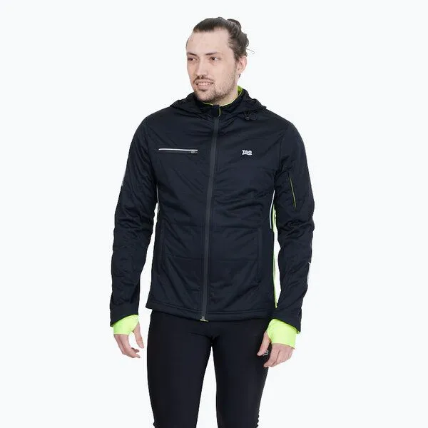 TAO Sportswear TAO Sportswear Klimaregulierende Polartec® Alpha® Herren Laufjacke Narnik, Schwarz, – Produktbild 1 von 4