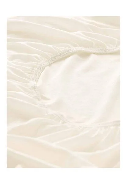 hessnatur hessnatur Jersey Spannbettlaken aus reiner Bio-Baumwolle, Natur, – Produktbild 5 von 5