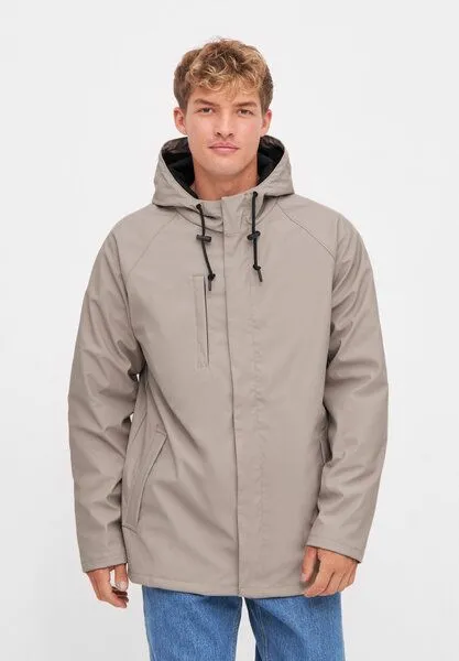 derbe derbe Regenjacke „Passbyplain“, Cobblestone navy, – Produktbild 1 von 4