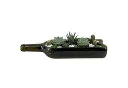 Upglassic Upglassic Upcycling-Planter | Weinflasche | Pflanzgefäß für Sukkulenten – Produktbild 1 von 1