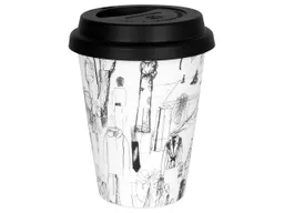 Könitz Könitz Porzellantasse 'CoffeeToGo' Deckel schwarz, 380 ml – Produktbild 1 von 1