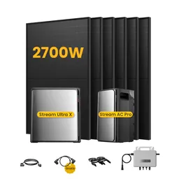 EcoFlow EcoFlow Stream Ultra X Solaranlage mit Speicher, inkl. 6 x 450W Bifazialen Solarmodulen, by Powerness (deal) - Stream Ultra X + Stream AC Pro | 5760Wh / ohne Zubehör / Selbstabholung – Produktbild 1 von 1