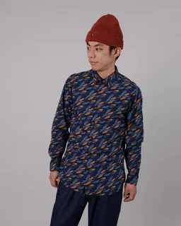 Brava Fabrics Brava Fabrics Ucon Palma Regular Shirt Navy – Produktbild 1 von 1