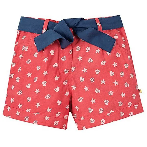 Frugi Frugi Seren Shorts Coral Shell Polka – Muscheln und Seesterne – Produktbild 1 von 3
