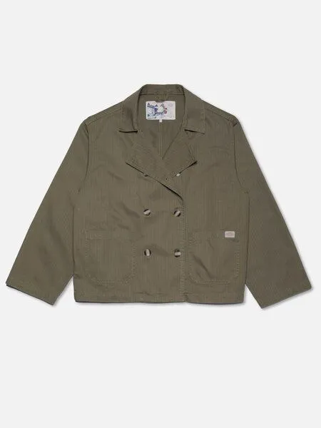 Nudie Jeans Nudie Jeans Bibbi Workwear Jacket Olive – Produktbild 3 von 4