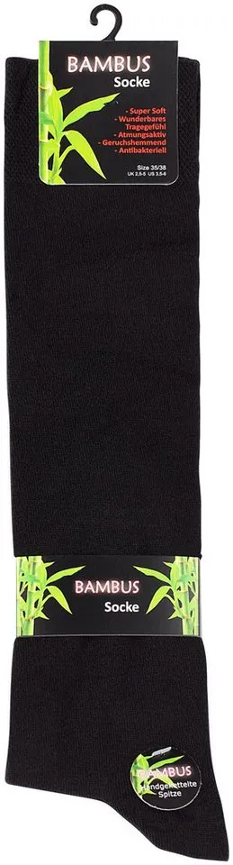 Vincent Creation® Kniestrümpfe (4-Paar) mit handgekettelter Spitze, Schwarz, – Produktbild 3 von 3