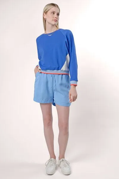 UVR Berlin UVR Berlin Shorts Lavisaina aus 100% Lyocell, Himmelblau (blau), – Produktbild 1 von 2