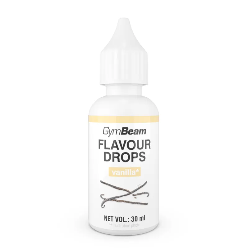 GymBeam Food GymBeam Flavour Drops 30 ml Vanille – Produktbild 1 von 1