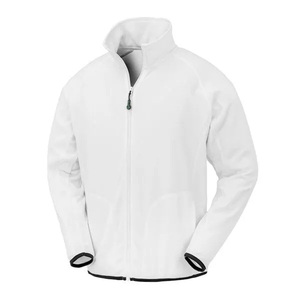 Result Genuine Recycled Result Genuine Recycled Recycelte Unisex leichte Fleecejacke Übergangsjacke Berufsbekleidung 5 Farben, Weiss, – Produktbild 1 von 3