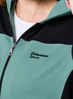Catamaran Sports Sweatjacke salbei-schwarz – Produktbild 1 von 1
