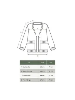 FUXBAU FUXBAU Frauen Oversize Merino Cardigan – Produktbild 1 von 1
