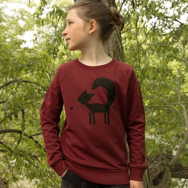 Cmig Cmig Franzi Fuchs Pulli für Kinder, Burgundy, – Produktbild 1 von 4
