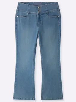 sheego High-waist-Jeans blue-stone-washed – Produktbild 1 von 1