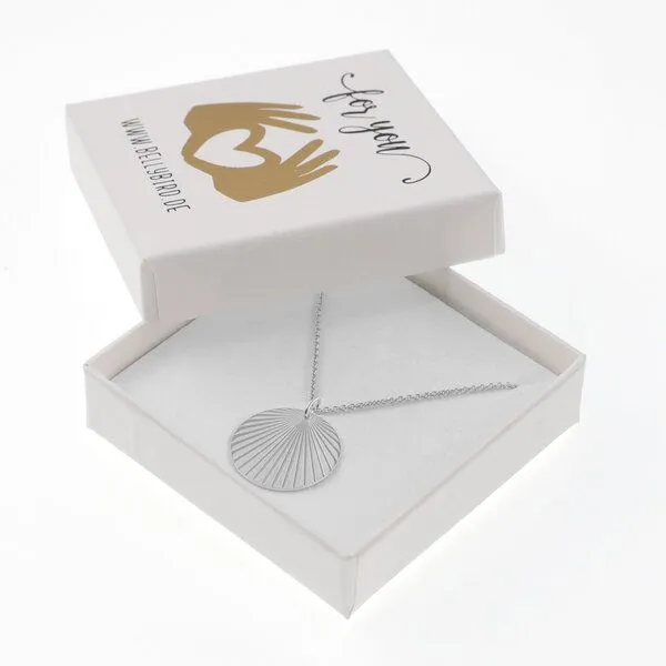 BELLYBIRD Jewellery BELLYBIRD Jewellery Halskette - SONNENSCHEIN Anhänger in Silber/ Silber vergoldet, Silber, – Produktbild 6 von 8