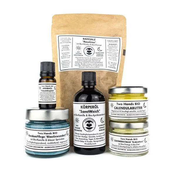 Two Hands BIO Two Hands BIO Pflegeset Reife Haut „TiefenSchön“ Urkosmetik – Produktbild 2 von 7