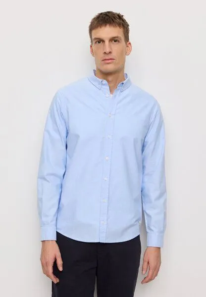 recolution Herren Oxfordhemd aus Bio-Baumwolle - SPRUCE - recolution, Blue (blau), – Produktbild 1 von 4