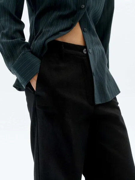 thinking mu thinking mu Damen Hose - Hermione Pants - aus Bio-Baumwolle, Black (schwarz), – Produktbild 4 von 4