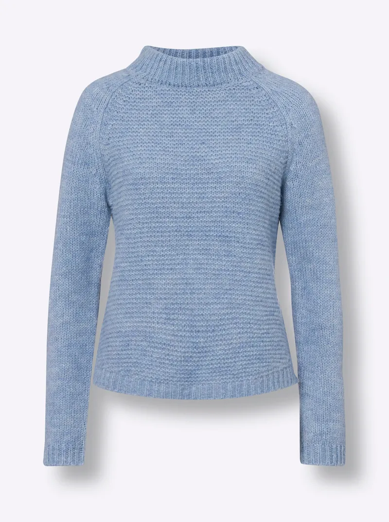 heine Strickpullover bleu, Bleu, – Produktbild 2 von 2