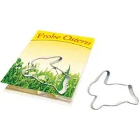 Ausstechform 'Osterhase' farbig bedruckte Karte – Produktbild 1 von 1